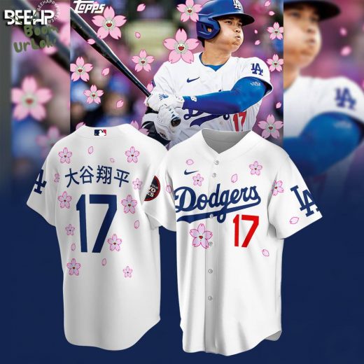Los Angeles Dodgers x Takashi Murakami MLB World Tour Tokyo Series White Baseball Jersey 2025