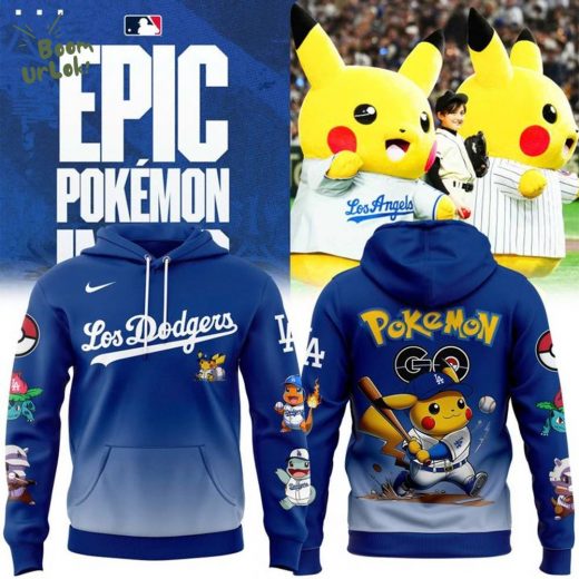 Los Angeles Dodgers x Tokyo Series 2025 Pokemon Go Hoodie Limited Editions