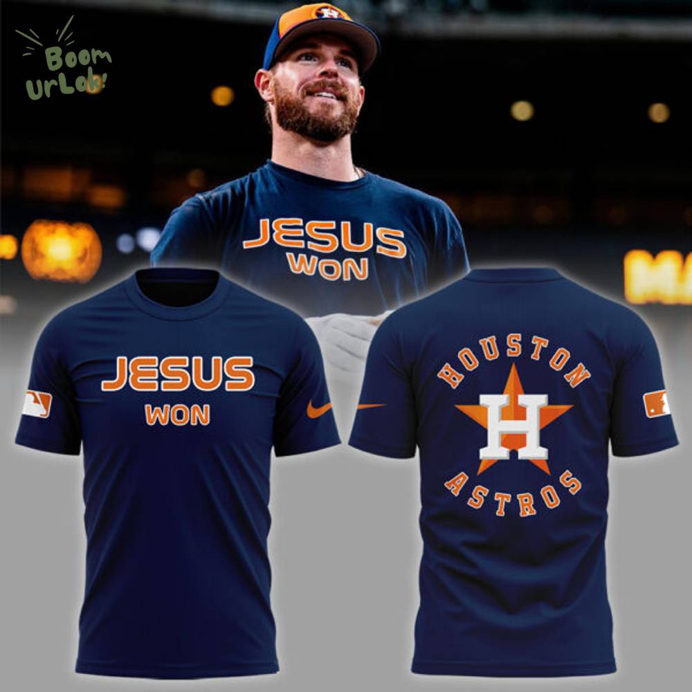 MLB x Nike "Jesus Won" Navy T-Shirt 2025 Limited Edition MLB x Nike "Jesus Won" Navy T-Shirt 2025 Limited Edition