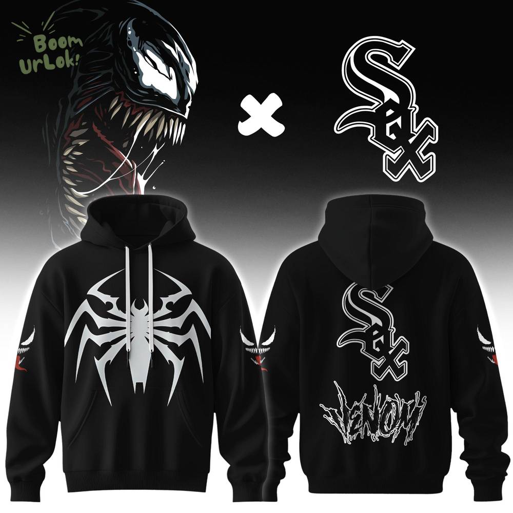 MLB x Venom Chicago White Sox Shadow Strike Hoodie Series MLB x Venom Chicago White Sox Shadow Strike Hoodie Series