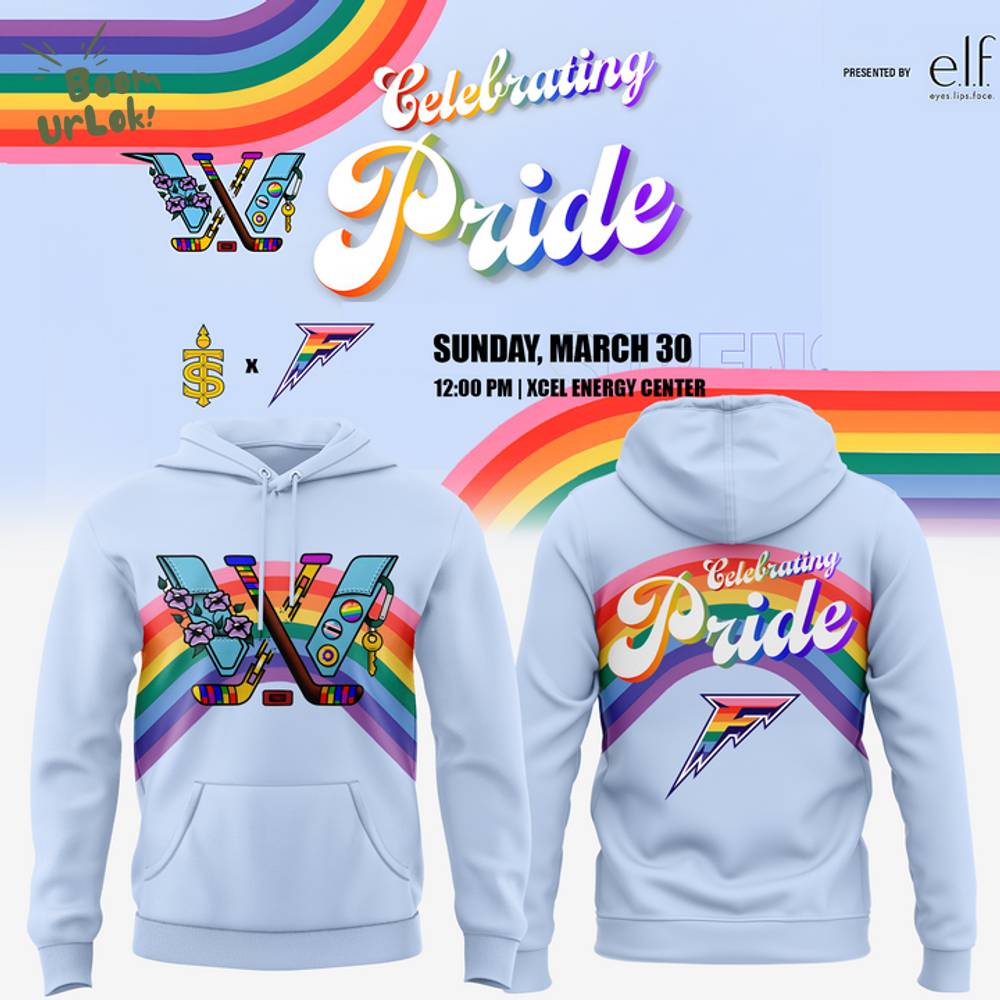 Minnesota Frost PWHL x ELI Adult Pride Hoodie Minnesota Frost PWHL x ELI Adult Pride Hoodie