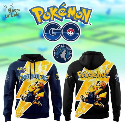 Minnesota Timberwolves x Pokémon Pikiachu GO Hoodie