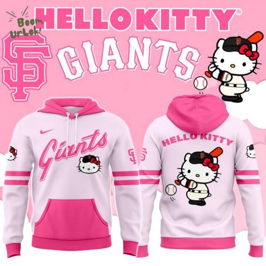 New San Francisco Giants 2025 x Hello Kitty Game Hoodie