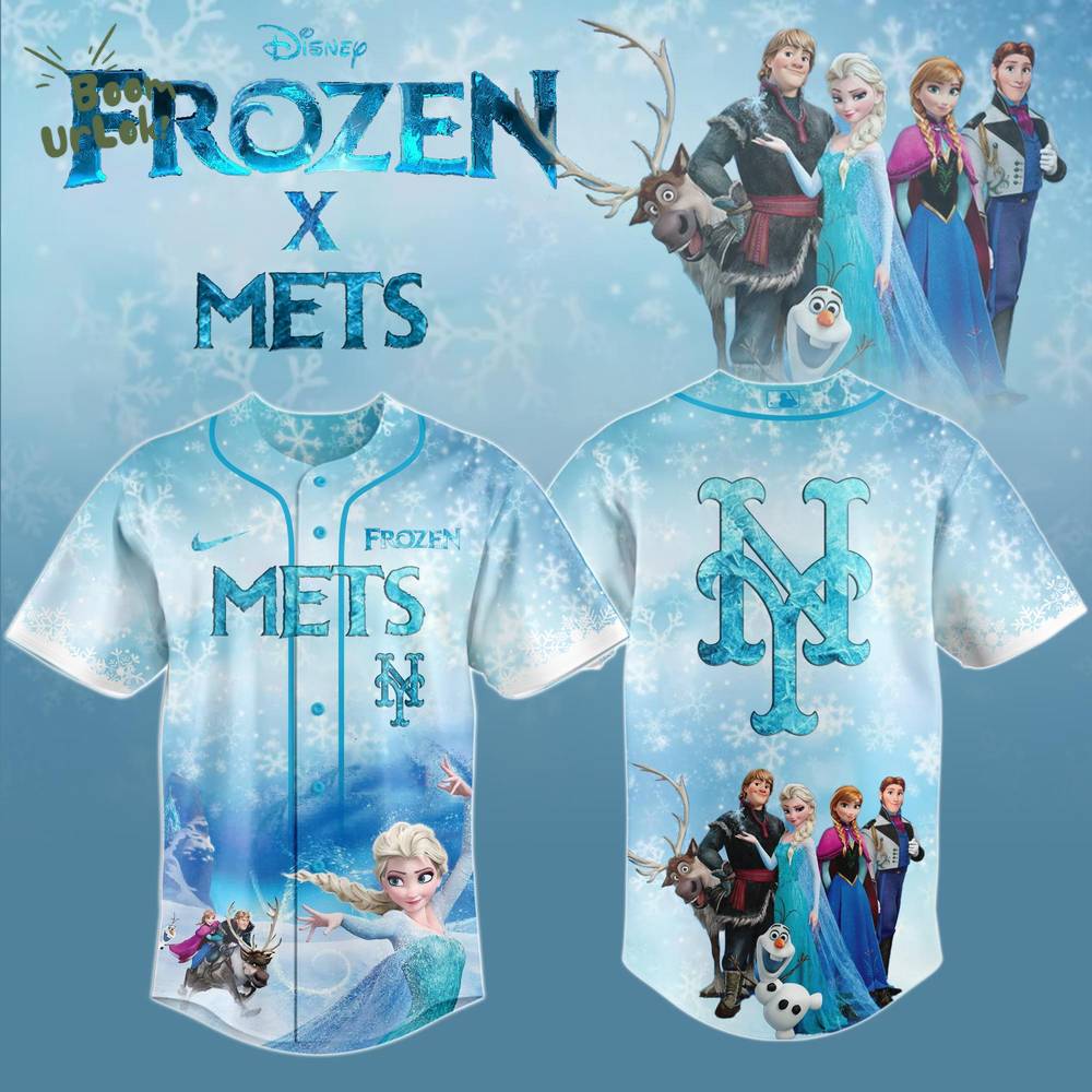 New York Mets MLB x Frozen Jersey Editions Limited Baseball Jersey New York Mets MLB x Frozen Jersey Editions Limited Baseball Jersey
