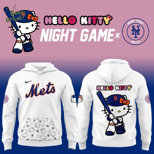 New York Mets x Hello Kitty Night Game Hoodie Limited Edition 2025