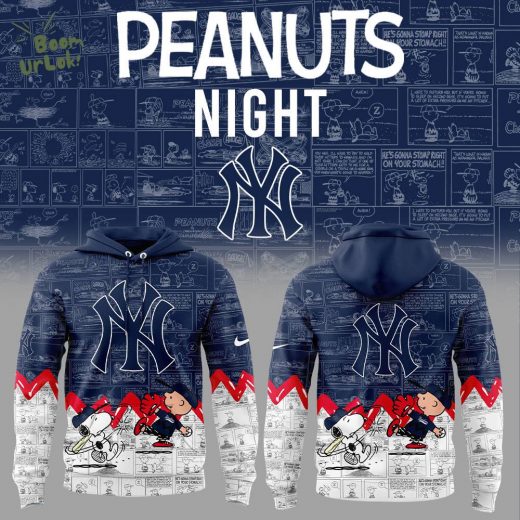 New York Yankees x Peanuts 75th Anniversary Hoodie 2025 Limited Edition
