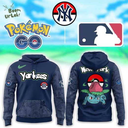 New York Yankees x Pokemon Go Bulbasaur Hoodie