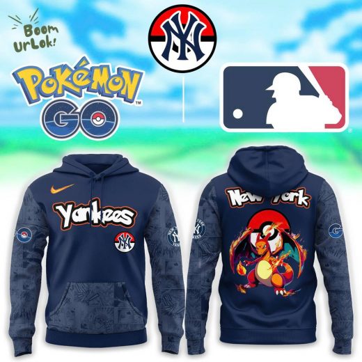 New York Yankees x Pokemon Go Charizard Hoodie