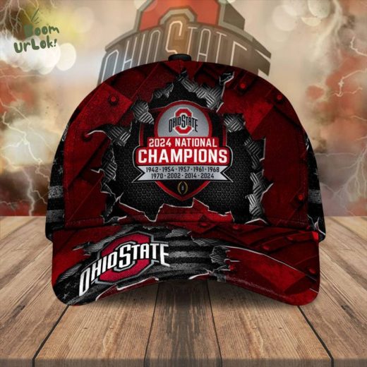 Ohio State Buckeyes Football 2024 National Champions Cap