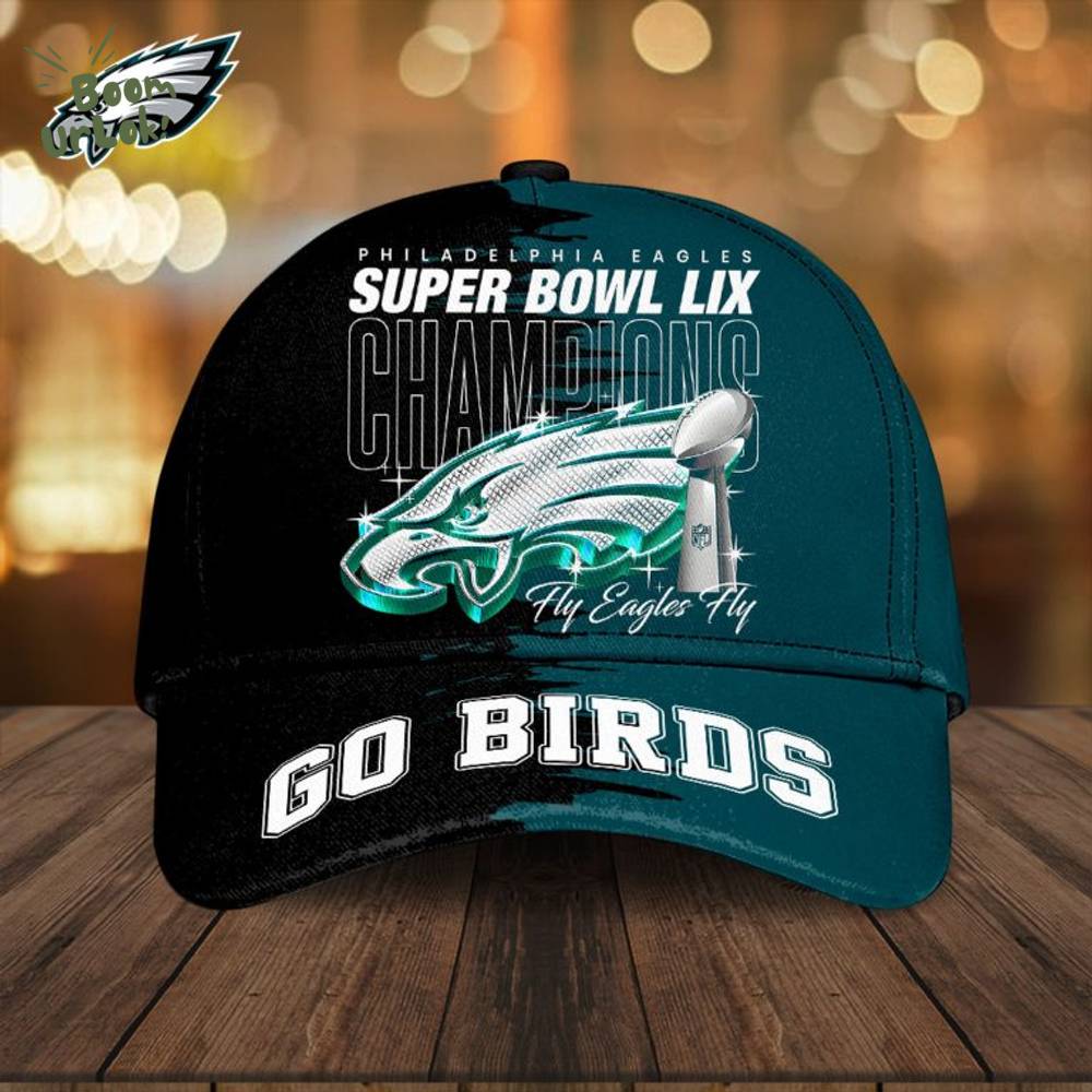 Philadelphia Eagles Super Bowl LIX Champions Classic Cap 2025 Philadelphia Eagles Super Bowl LIX Champions Classic Cap 2025