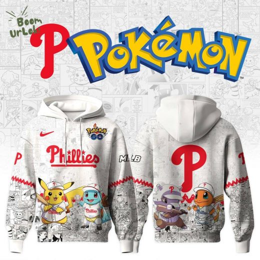 Philadelphia Phillies x Pokémon Go Hoodie Editions Limited