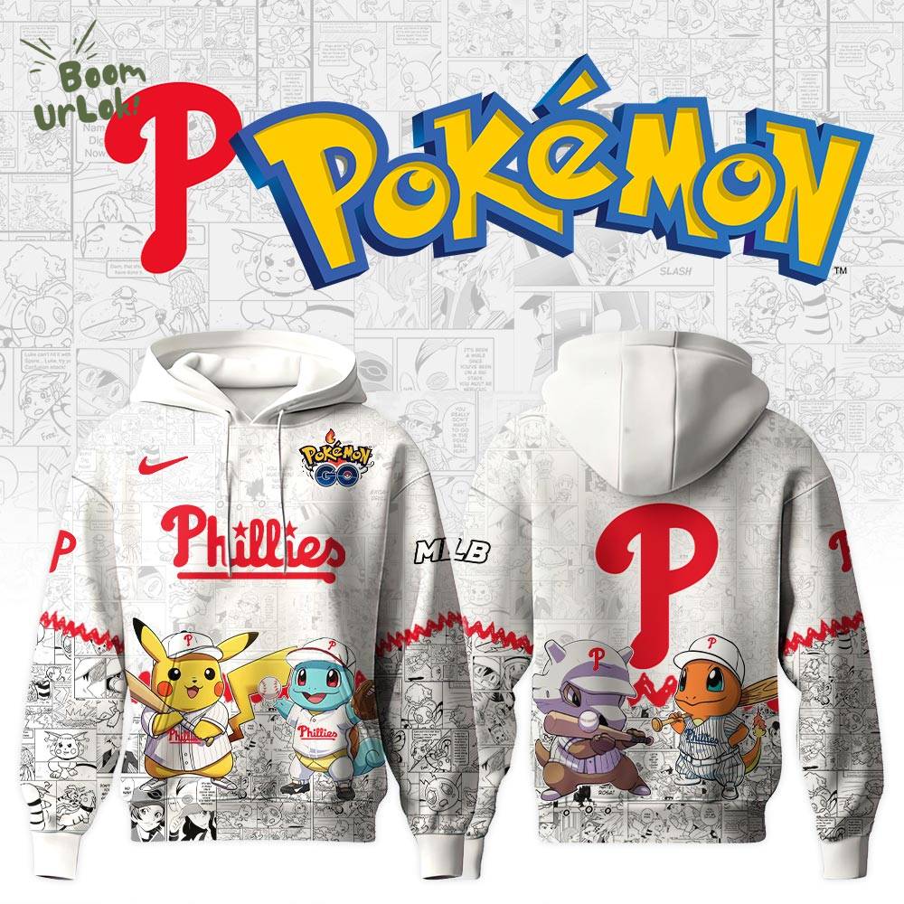 Philadelphia Phillies x Pokémon Go Hoodie Editions Limited Philadelphia Phillies x Pokémon Go Hoodie Editions Limited