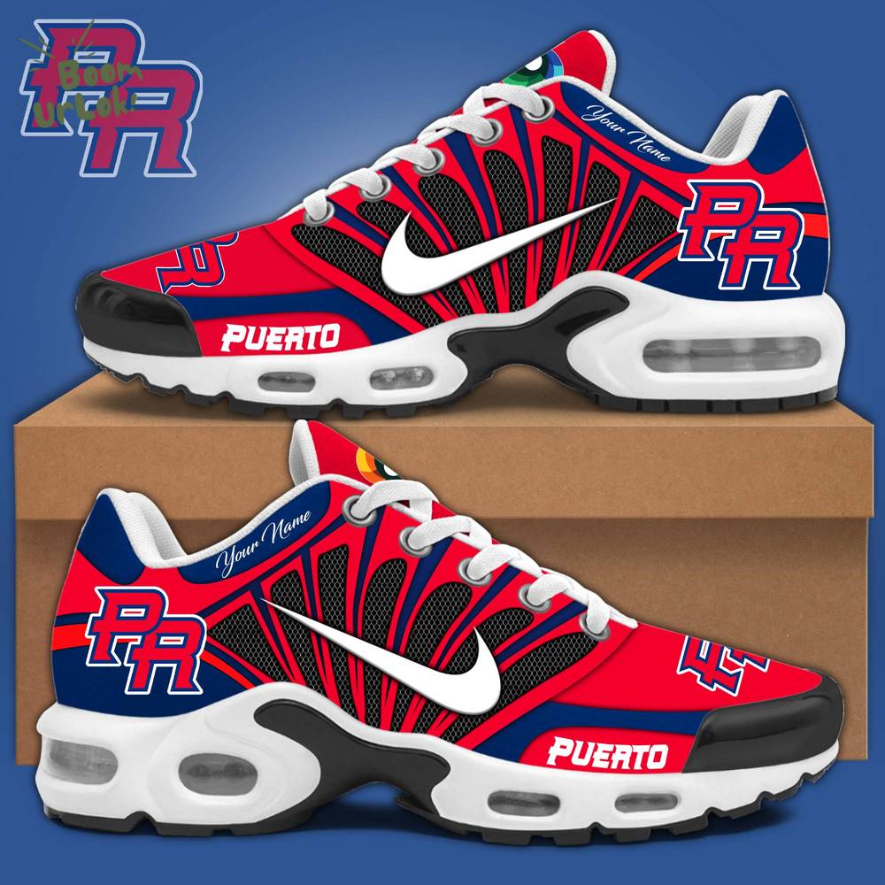 Puerto Rico Baseball Personalized Air Max Plus Sneakers 2025 Puerto Rico Baseball Personalized Air Max Plus Sneakers 2025