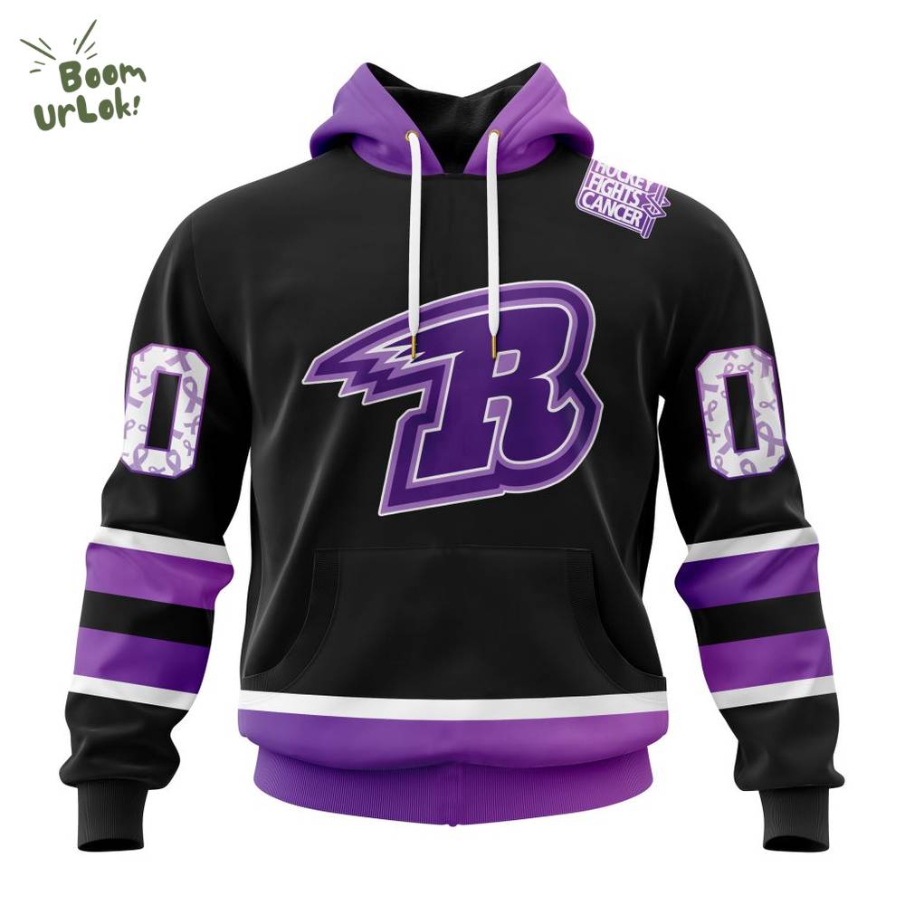 Rapid City Rush Hockey Fights Cancer Limited Edition Hoodie 2025 Rapid City Rush Hockey Fights Cancer Limited Edition Hoodie 2025