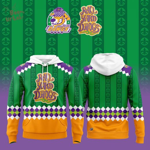 Roanoke Dawgs Mardi Gras Hoodie Limited Edition 2025
