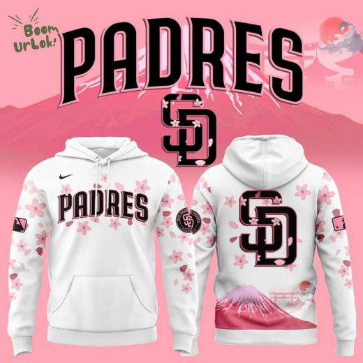 San Diego Padres Cherry Blossom Hoodie Limited Editions