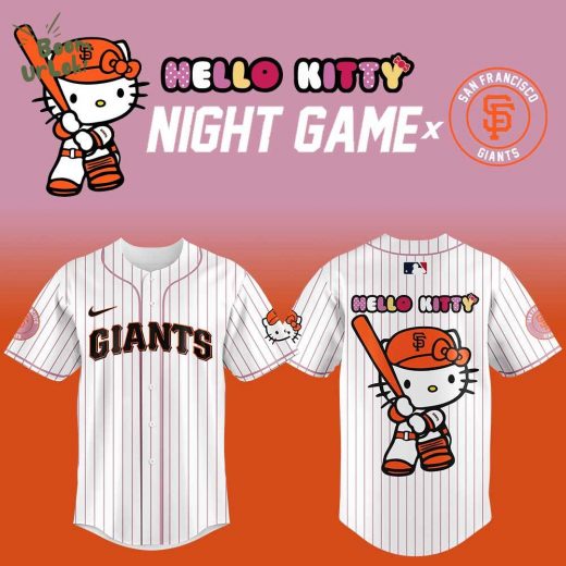 San Francisco Giants x Hello Kitty Night Game Baseball Jersey 2025