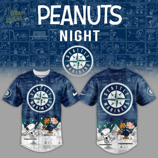 Seattle Mariners x Peanuts 75th Anniversary Jersey 2025 Special Edition