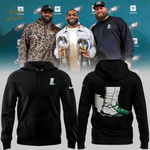 Special 2025 Jalen Hurts Two Shoe Hoodie
