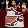 Special Edition custom name Cleveland Cavaliers blue AJ1 Sneakers