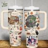 Luffy Once Piece Anime Custom Stanley Quencher 40oz Stainless Steel Tumbler With Handle