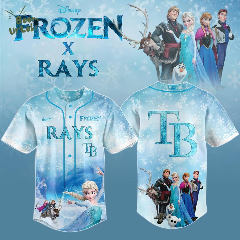 Tampa Bay Rays MLB x Frozen Baseball Jersey Editions Limited Tampa Bay Rays MLB x Frozen Baseball Jersey Editions Limited