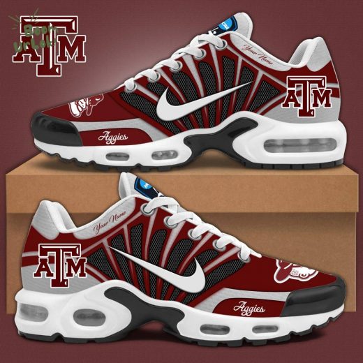 Texas A&M Aggies NCAA Air Max Plus Sneakers Personalized Limited Edition 2025