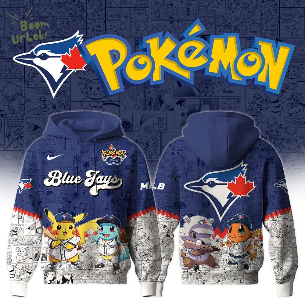 Toronto Blue Jays x Pokémon Go Hoodie Editions Limited Toronto Blue Jays x Pokémon Go Hoodie Editions Limited
