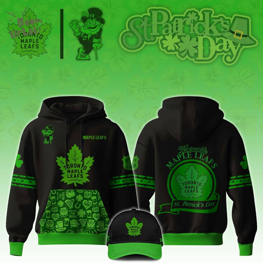 Toronto Maple Leafs Special Edition st Patrick’s Hoodie Toronto Maple Leafs Special Edition st Patrick’s Hoodie