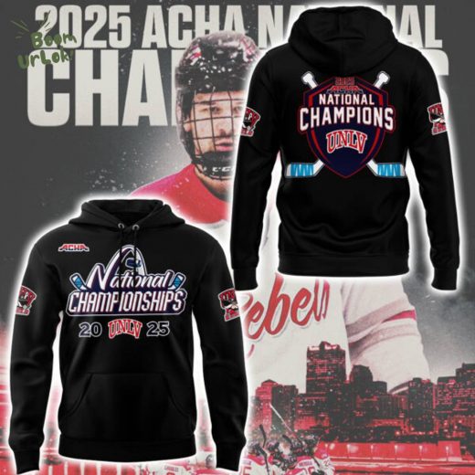 UNLV 2025 ACHA NATIONAL CHAMPIONS Black Hoodie