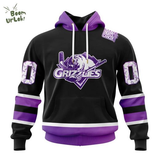 Utah Grizzlies Hockey Fights Cancer Limited Edition Hoodie 2025