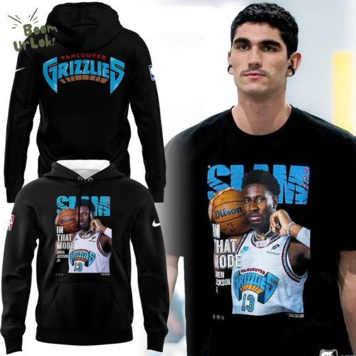 Vancouver Grizzlies Jaren Jackson Jr Slam hoodie – Limited edition
