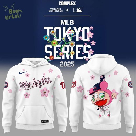 Washington Nationals x Takashi Murakami MLB World Tour Tokyo Series Hoodie 2025