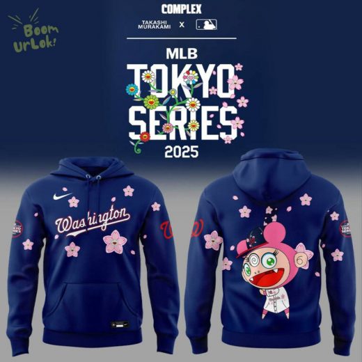 Washington Nationals x Takashi Murakami MLB World Tour Tokyo Series Hoodie (New Color 2025)
