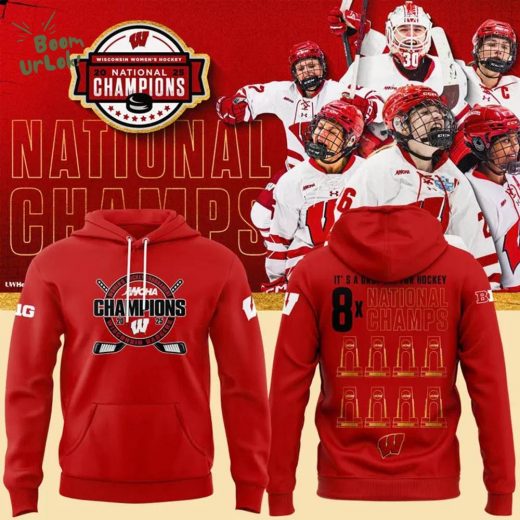 Wisconsin WOMEN’S HOCKEY NATIONAL CHAMPIONS Hoodie