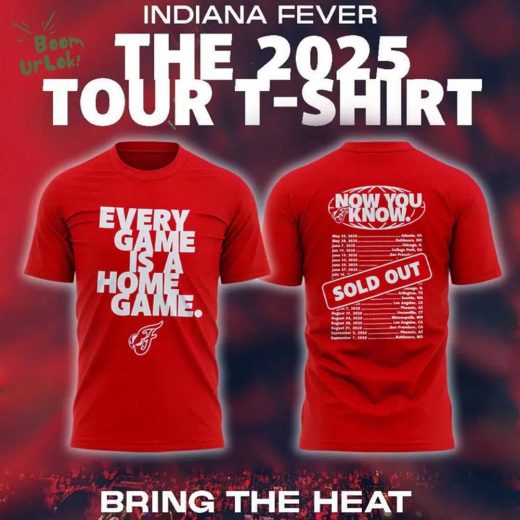 Indiana Fever the 2025 Tour T-Shirt