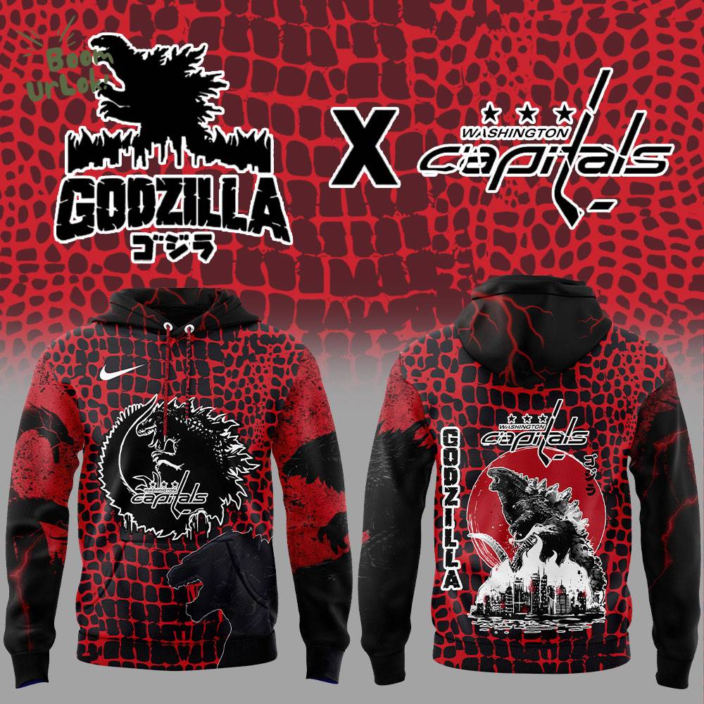 Washington Capitals x Godzilla Limited Edition Hoodie Washington Capitals x Godzilla Limited Edition Hoodie