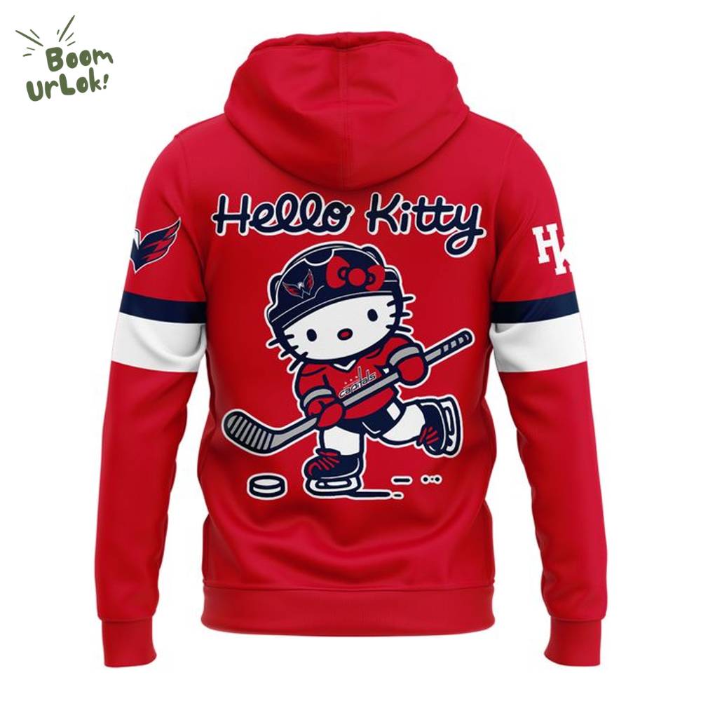 Washington Capitals x Hello Kitty Hoodie 2025 Limited Edition Washington Capitals x Hello Kitty Hoodie 2025 Limited Edition