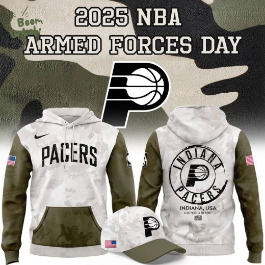 2025 Armed Forces Day Indiana Pacers Hoodie