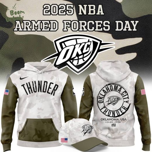 2025 Armed Forces Day Oklahoma City Thunders Hoodie