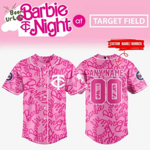 2025 Minnesota Twins Barbie Night Baseball Jersey