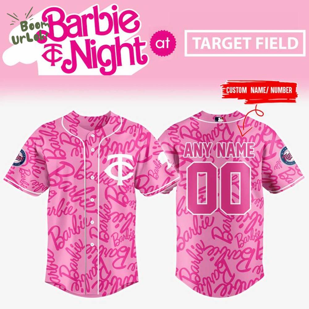 2025 Minnesota Twins Barbie Night Baseball Jersey 2025 Minnesota Twins Barbie Night Baseball Jersey