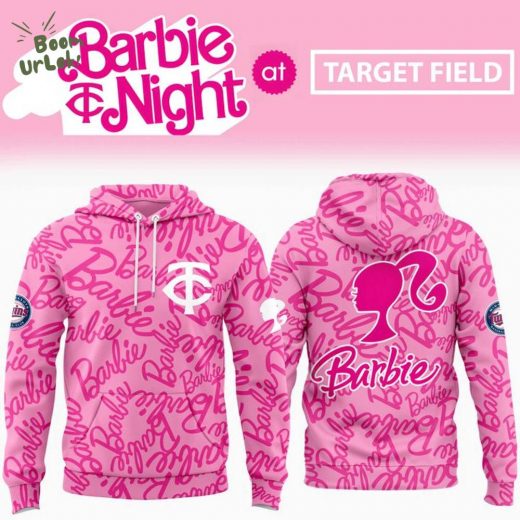 2025 Minnesota Twins Barbie Night Pullover Hoodie
