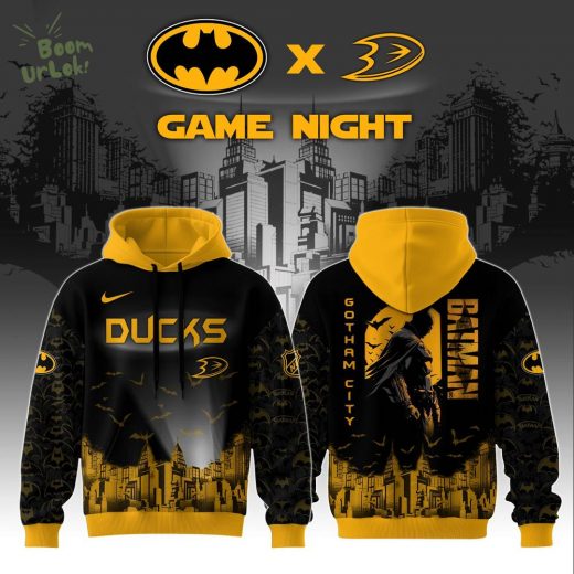 Anaheim Ducks x DC Batman Game Night Special Edition Hoodie