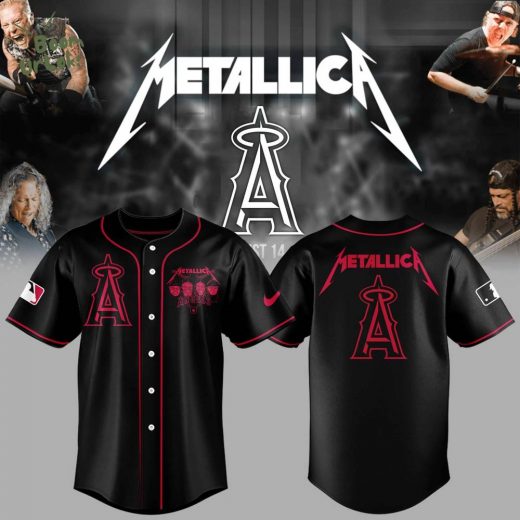 Angels x Metallica Baseball Jersey