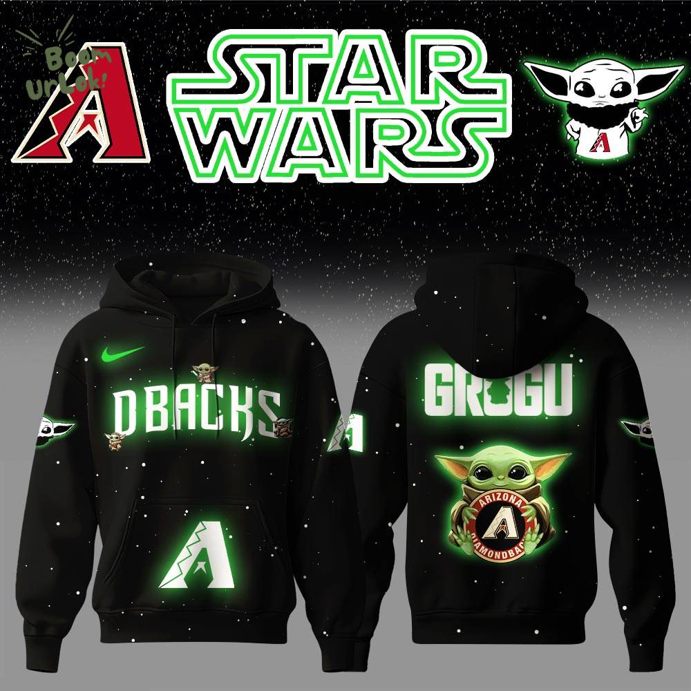 Arizona Diamondbacks x Stars Wars Baby Yoda Game Night Hoodie Editions Limited Arizona Diamondbacks x Stars Wars Baby Yoda Game Night Hoodie Editions Limited