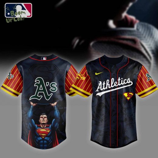 Athletics MLB x Superman Baseball Jersey Editions Limited 2025