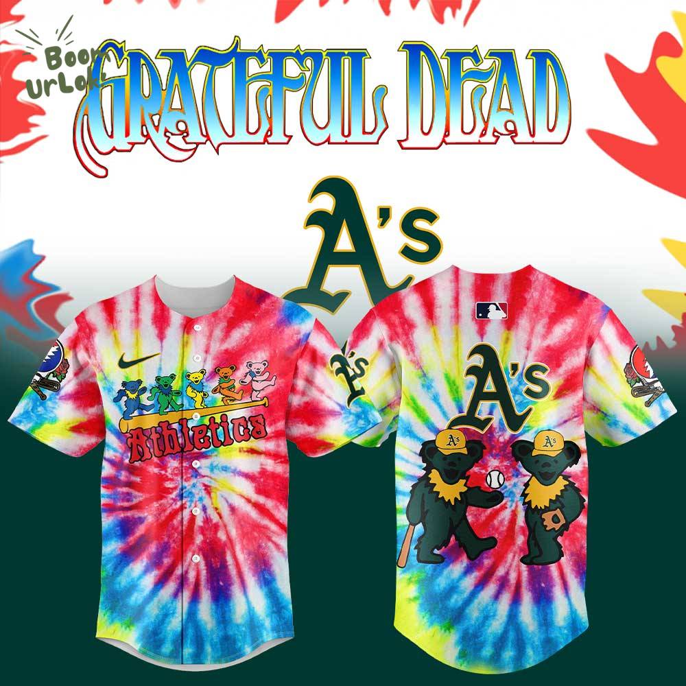 Athletics x Grateful Dead New Night Baseball Jersey Athletics x Grateful Dead New Night Baseball Jersey