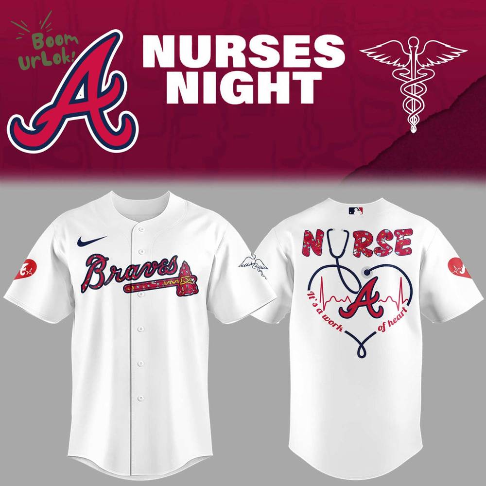 Atlanta Braves NURSES NIGHT Jersey Atlanta Braves NURSES NIGHT Jersey