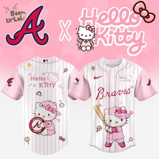 Atlanta Braves x Hello Kitty Night 2025 Baseball Jersey Editions Limited